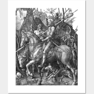 Knight and the Devil by Albrecht Durer Posters and Art